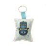 "Llavero Mano Hamsa Azul"