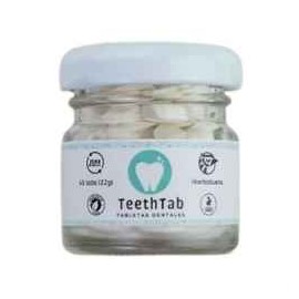 "Pasta Dental en Comprimido Sabor Hierbabuena Mini" Teethtab