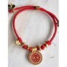 "Pulsera Roja Medallón Ojo Turco"