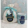 "Taza Hamsa Azul"