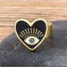"Anillo Corazón Ojo Turco"