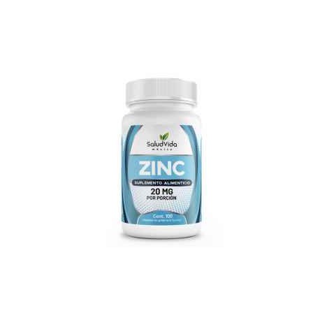 "Zinc 20 mg" SaludVida