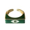 "Anillo Verde Ojo Turco"