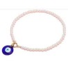 "Collar Perlas con Ojo Turco"